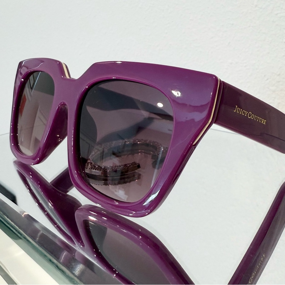 💜🕶️✨SOLD - Juicy Couture Purple & Gold Designer Sunglasses
